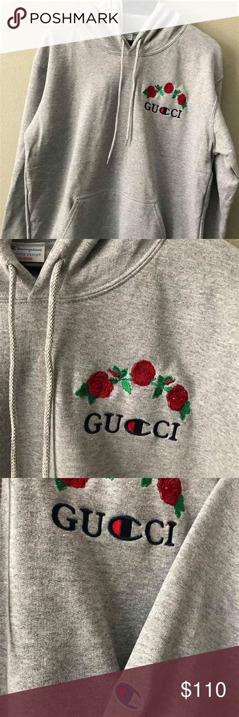 custom gucci champion hoodie|farfetch gucci hoodie.